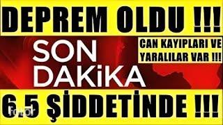 Sondakika KÖTÜ Haber ÇOK ŞİDDETLİ Korkutan DEPREM SON DAKİKA Açıklaması #sondakika