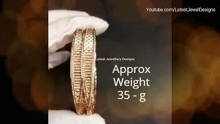 25 to 30 Grams Gold Bangles New \\ Fashionable Gold Bangles 2022 Collection