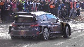 WRC Rally Monte Carlo 2018 Saturday Action - Maximum Attack Speed Sliding & More