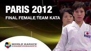 12 Karate Japan vs Italy. Final Female Team Kata. WKF World Karate Championships 2012