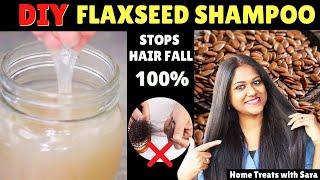 DIY Flaxseed Shampoo  Accelerates Hair Growth and Treats Hair Fall MUST TRY