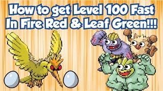 THE BEST EXP GRIND SPOT IN POKEMON FIRE RED & LEAF GREEN + Unlimited Money