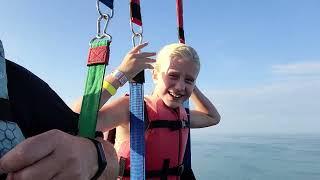 Parasailing Sandusky Ohio and I peed in my pants #krazykatsfam