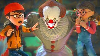 Nick Love Tani  Scary Clown IT  Rescue Tani  Scary Teacher 3D  BuzzStar Animation  FunnySuperhero