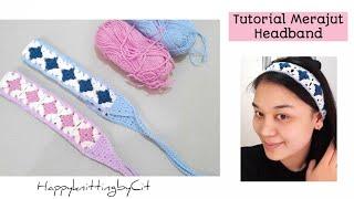 Tutorial Merajut Headband  Crochet Headband 