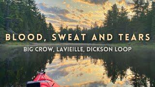 Big Crow Lavieille Dickson Loop Solo Canoe Trip in Algonquin Park 4K