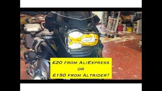 ALIEXPRESS R1250GSA Headlight protector - Review and fitting