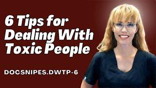 Dealing with Toxic People  Live  Chat with Dr. Dawn-Elise Snipes