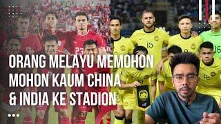 Beda Supporter Indonesia Dan Malaysia Orang Melayu Ini Memohon Mohon Kaum China & India Ke Stadion