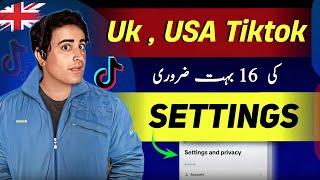 Uk Tiktok Account Settings   Tiktok Uk Account in Pakistan  USA Tiktok Account Setting  JN Tech