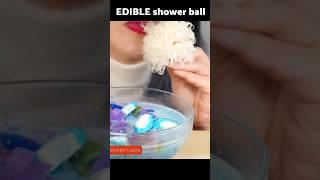 Satisfying Edible Shower Ball eating sounds  Mango Sago Mukbang #shorts #asmr #mukbang