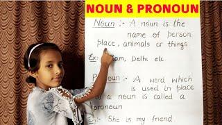 Definition of Noun  Definition of Pronoun  Noun  Pronoun  English Grammar  RS Gauri