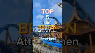 TOP 5 der BESTEN Attraktionen im Toverland #freizeitpark #achterbahn #toverland #ranking #top5