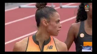 Womens 400m Hurdles Semi Final Heat 1 Paris Olympics 2024