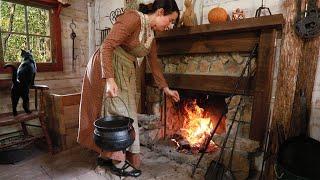 Cauldron Cooking Vegetable Soup 1830 Historic Recipe