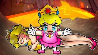 Baby Peach Saves Peach - Im Sorry Dont Leave Me  Funny Animation  The Super Mario Bros. Movie
