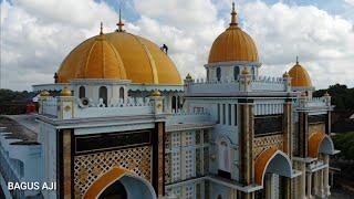 Melihat keindahan Masjid Al Mutaqqien srono via drone