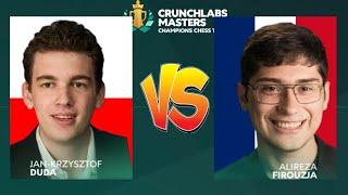 CrunchLabs Masters 2024  Winners Semifinals - Alireza Firouzja vs Jan-Krzysztof Duda