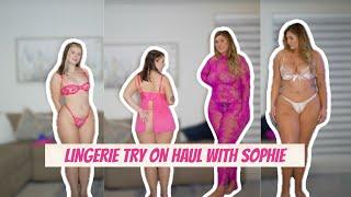 LINGERIE TRY ON HAUL WITH SOPHIE