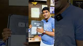 Silver Play Button after 100k Subscribers #shorts #silverplaybutton #mukulagrawal