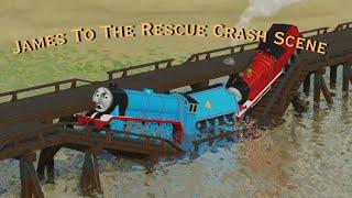 James To The Rescue Crash Scene  Sodor Online Remake