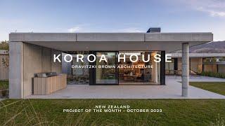 Project of the Month  Koroa House  Dravitzki Brown Architecture