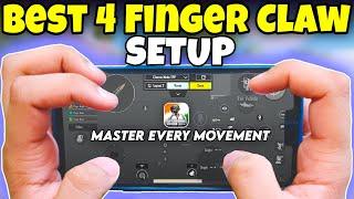 Best 4 Finger Claw Control Setting  4 Finger Control Code  BGMI  PUBG MOBILE