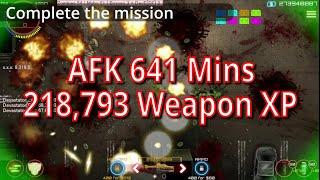 AFK 641 mins in pods map over 200000 weapon mastery XP SAS Zombie Assault 4 Version 2.0.2