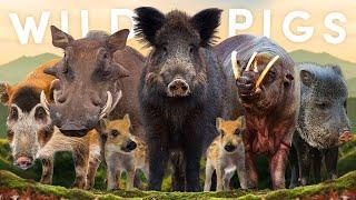 All 20 Wild Pig Species & Their Piglets