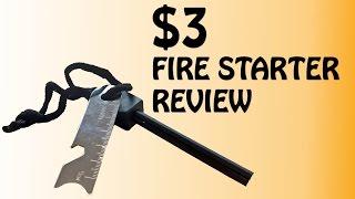 How to use a Fire starter  Survival gear