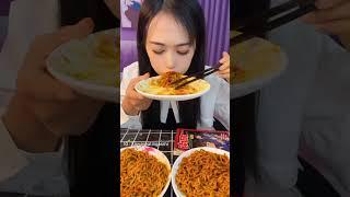 Eating Challenge  6 Pasta Bowls   #asmr #food #shorts