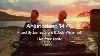 Anjunadeep 14 - Mixed By James Grant & Jody Wisternoff Live from Malta 4K Sunset Mix