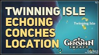 Twinning Isle Echoing Conches Location Genshin Impact