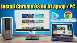 Google Chrome OS Installation On LaptopPC Access Google Play & Linux Chrome Beginners Tutorial
