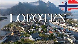 Lofoten Norway  Henningsvaer  Andenes  Whale safary  Norway  4K  drone  Fjords