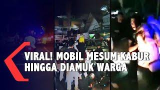 Diduga Mesum Pengemudi Mobil Panik Kabur Sampai Diamuk Massa Di Malang