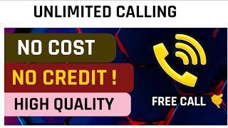 UNLIMITED Free Call without Credits  Voice call  No Ads No credits required #call #free