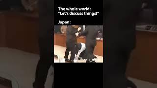Japanese Politicians doing Judo