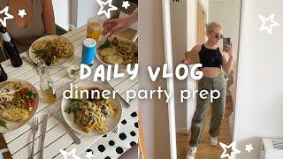 LETS HANG OUT & PREP FOR A DINNER PARTY  EMILY ROSE  VLOG