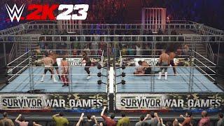 WWE 2K23 The Bloodline vs. Blackpool Combat Club - WARGAMES