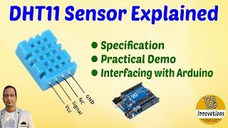DHT11 - Digital Humidity and Temperature Sensor  Explained in Detail  Interfacing with Arduino