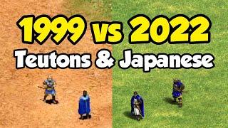 Through the Ages Teutons and Japanese AoE2