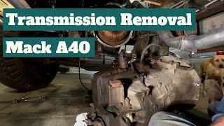 Cummins Swap - Ripping out the Allison  Mack A40  Part 3