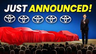 Toyota CEO Announces 5 NEW Car Models For 2025 & SHOCKS The Entire Car Industry