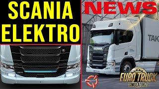 ETS2 NEWS  ANKÜNDIGUNG Scania Elektro-Lkw kommt ᐅ Electric Truck