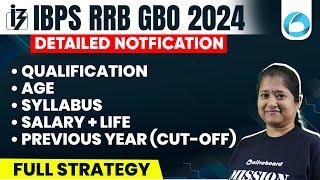 IBPS RRB GBO Notification 2024 Out  IBPS RRB GBO Scale 2 Syllabus Salary Age Vacancy  By Nikita