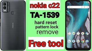 nokia c22 tA-1539 hard reset  pin password unlock  spd cpu unlock free tool