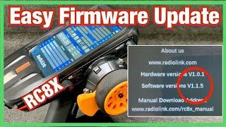 EASY FIRMWARE update of your Radiolink RC8x VERSION 1.1.5