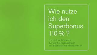 Online-Veranstaltung „Wie nutze ich den Superbonus 110%“? vom 27.04.2021