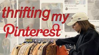 thrift with me for my 2024 pinterest inspo + lil haul